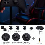 Elite 13 In 1 Metal Thumb Sticks Series, 2 Controller Accessory Sets, Gaming Accessory Replacement With Metal Mod 6 Swap Joysticks, 4 Paddles, 2 D Pads, 1 Tool - Image 5